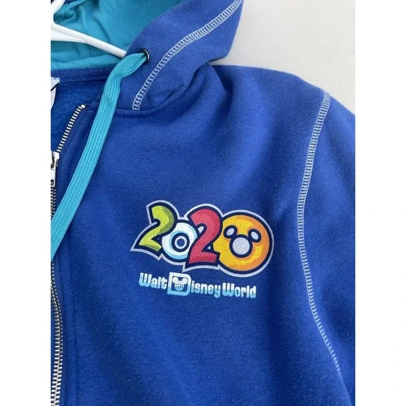 Disneyland Resort Sweatshirt Full Zipper Hoodie Mickey 2020 Disney Characters Sm - Picture 4 of 6